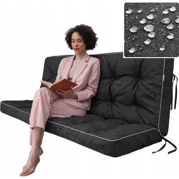 Podsedák Polštář Hobbygarden 106 x 180 x 10 černý