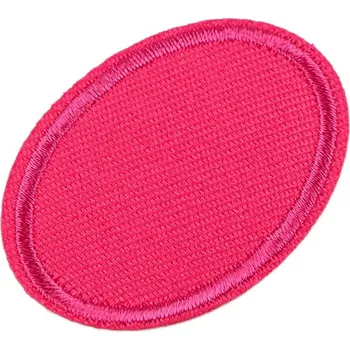 Nášivka Nažehlovací záplaty pro opravy dírek i zdobení ovál, barva 2 pink