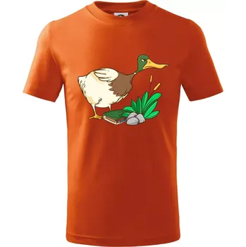 Chlapecké oblečení Geokačer s keškou - Tričko dětské bavlněné - 98 cm / 2 roky ( Oranžová )