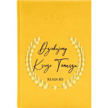 Kalendář Knižkový kalendář 2026 A5 žlutý