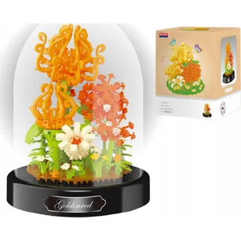 ostatní stavebnice Stavebnice QBI Goldenrod Flower 440 Stavebnice dílů