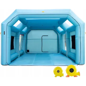 Stan Nafukovací lakýrnický stan Lakovací kabina automobilová 7x4x2,5 m