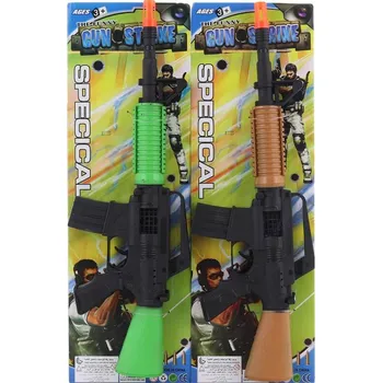 Dětská zbraň Samopal rachtací na setrvačník dětská automatická zbraň 2 barvy