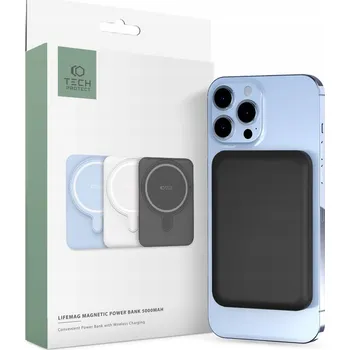 Powerbanka Powerbanka 5000 mAh TECH-PROTECT PB10 LifeMag MagSafe černá