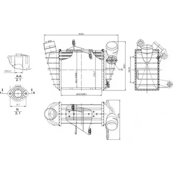Chladič motoru Chladič turba HART 630 315