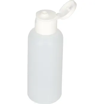 Krycí sklíčko k mikroskopu Kulaté lahvičky z HDPE, s klapkou, 100 ml, 12 kusů