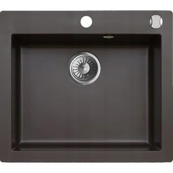 Granitový dřez Jednokomorový granitový dřez Moderno Annie hnědý