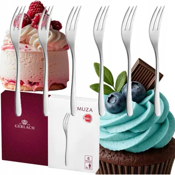 Příbor Dezertní vidlička lesklá Gerlach Muza 6 ks