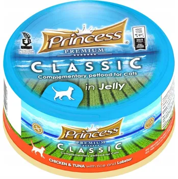 Krmivo pro kočku PRINCESS PREMIUM TUŇÁK KUŘE LOBSTER OMLETA 170g