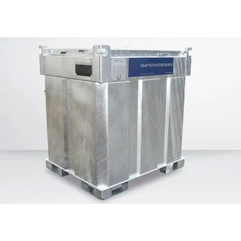 Palivová nádrž Mobilní čerpací nádrž na naftu KI-D, dvouplášťová, objem 1000 litrů, čerpadlo 230 V a příslušenství