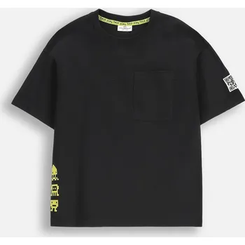 Chlapecké tričko Chlapecké tričko černé, s krátkým rukávem, velikost 128 Coccodrillo WC5