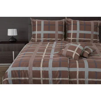 Povlečení Kárované povlečení Enzo 140x200 cm
