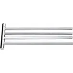 Věšák s pohyblivým ramenem na kolíčky Nimco stříbrný