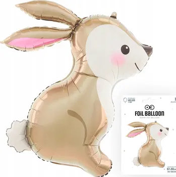 Balónek Fóliový balónek Zajíček Králík Velikonoce Narozeniny Oslava 67x80 cm