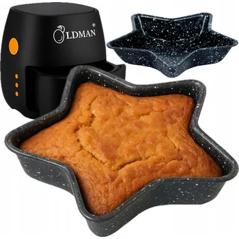 Nádoba na pečení Forma ORGANIZÉR kovová FRITÉZY AIR FRYER forma na PEČENÍ 13 cm Oldman