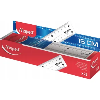 pravítka Plastové pravítko Maped Essentials Classic 15 cm