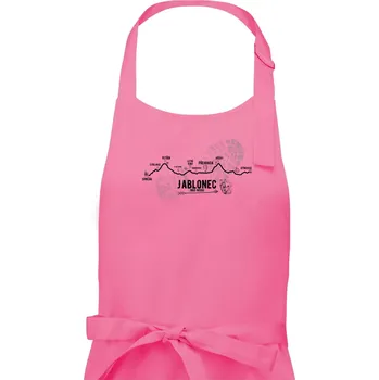 Kuchyňská zástěra Profil Jablonec nad Nisou - Pánská zástěra na vaření - Univerzální velikost ( Růžová )