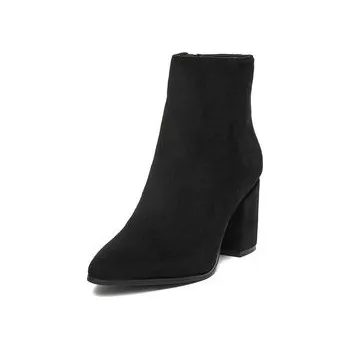 Dámská obuv DeeZee Polokozačky 5628-1 Černá 36