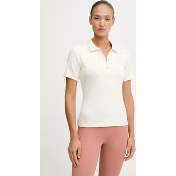 Dámské tričko Polo tričko Guess PEONY V5YP01.KCX12 béžová 01X, vel. S