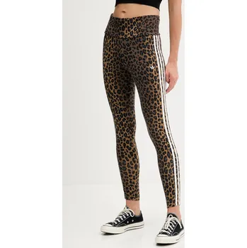 Dámské legíny Legíny adidas Originals Legging JW7308 hnědá 88X, vel. XXS