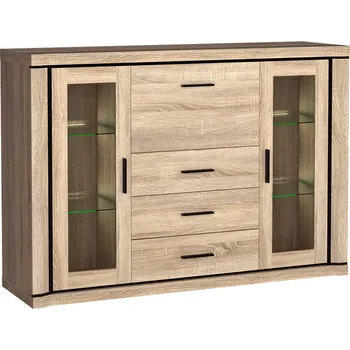 Komoda DALLAS D7 komoda 157 cm sonoma