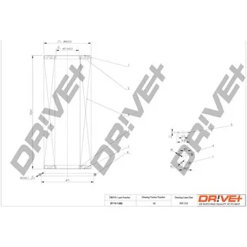 Olejový filtr Olejový filtr Dr!ve+ DP1110.11.0093