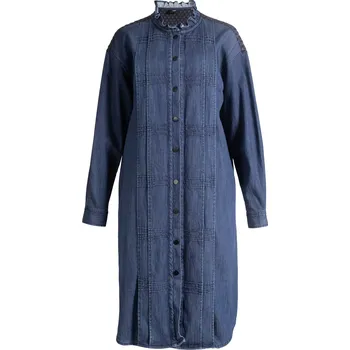 Dámské šaty Šaty Nu Denmark 8502-23 modré propínací Velikost: 34