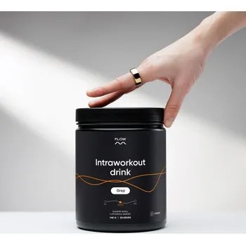 Aminokyselina Flow Intraworkout - přírodní grep, 740 g, citron, grep, tréninkový nápoj, vysoká vstřebatelnost, potřebné sacharidy a aminokyseliny, podpora silových sportovců