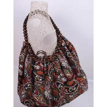 Kabelka STOKLASA Taška kabela s korálkovým uchem zemitá