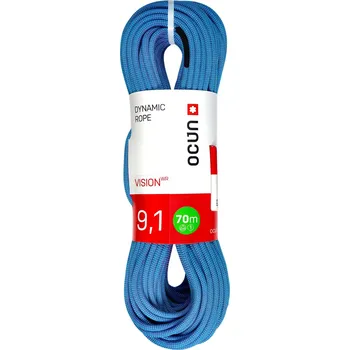 Lano Dynamické lano Ocun Vision WR 9.1 mm 70 m - blue/purple