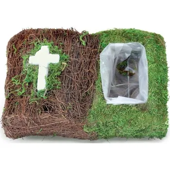 Florservice mech kniha s křížkem 32 x 20 cm