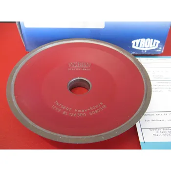 Brusný kotouč CBN brousící kotouč miskový 45° 12V9 125X3X10-25-20 BL126-3-PD