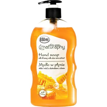 Mýdlo Pro-Tech shop Tekuté mýdlo medové mléko a aloe vera Naturaphy 650ml 30009 5908311416563