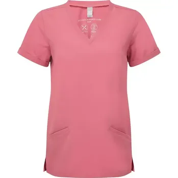 Dámská halenka Onna Premier Dámská strečová halena s výstřihem do V NN 310, barva calm pink, vel. XXXXL