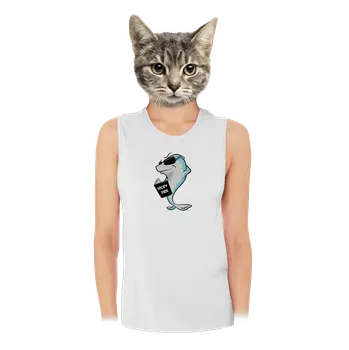 Bastard Moby Dick dámské tílko volné White