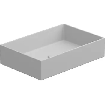 Umyvadlo Umyvadlo na desku Zenith FS 60 keramické, bílé matné, 60x40 cm, ZELAVFS60001