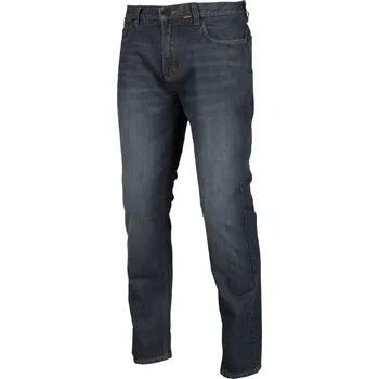 Sportovní oblečení KLIM K Fifty 2 rovné motocyklové jeansy Modrá Tall 36