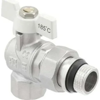 Instalatérský materiál Rohový kulový kohout 3/4" se šroubením WHITE (WRBS-2)