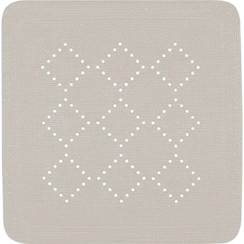 Protiskluzová podložka Spirella Protiskluzová podložka do sprchy ALASKA, světle hnědá, 55 x 55 cm