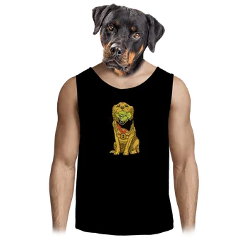 Pánské tílko Bastard Zlatý retrívr pánské tílko Black