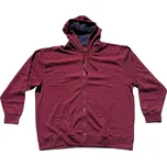 Pánská mikina bordó 4XL - 8XL klokanka KAM ODE-KJ-503-BURG - 4XL