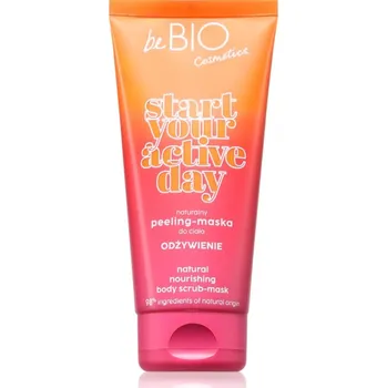 Tělový peeling beBIO Start Your Active Day pečující tělový peeling 200 ml