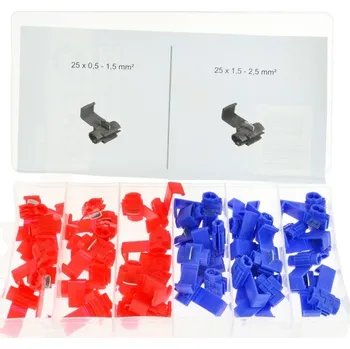 Ruční nářadí GEKO Sada samořezných paralelních spojek 50ks 09732