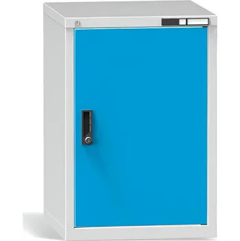 Skříňka na nářadí Malá dílenská skříň se 2 policemi, modrá #29 CONT S2 MEDIUM BLUE NW