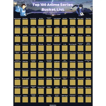 Stírací plakát – 100 animovaných seriálů, které musíte vidět - doprava zdarma od 1499 Kč