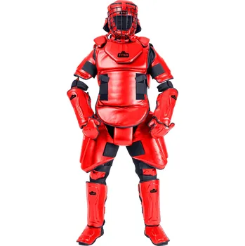 TITAN - Ochranný oblek pro výcvik policie a vojska, červená XL