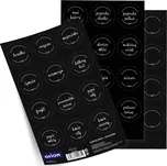 Orion Black samolepky na kořenky černé…