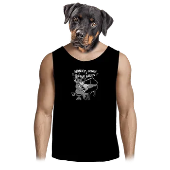 Pánské tílko Bastard Honky donky blues pánské tílko Black