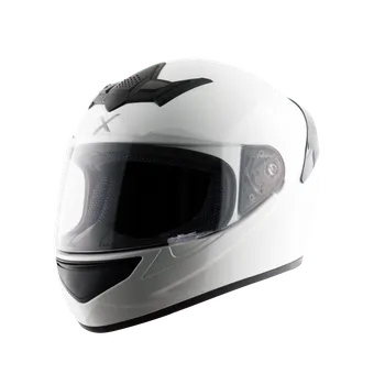 Helma na motorku AXOR INTEGRÁLNÍ PŘILBA RAGE- BÍLÁ LESK l