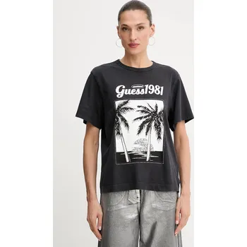 Pánská móda Bavlněné tričko Guess W5YI17.I3Z14 černá 99X, vel. L